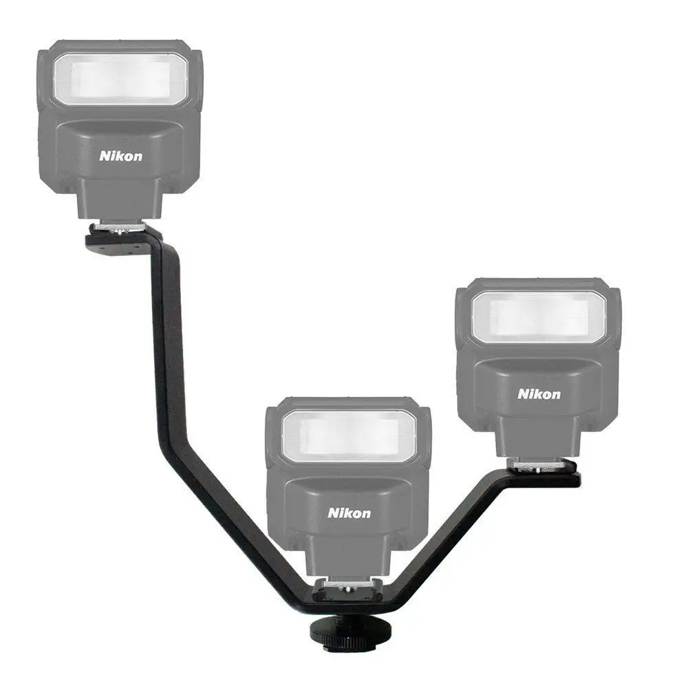 Photography Lighting Description - V Form Triple Berg Hot Shoe