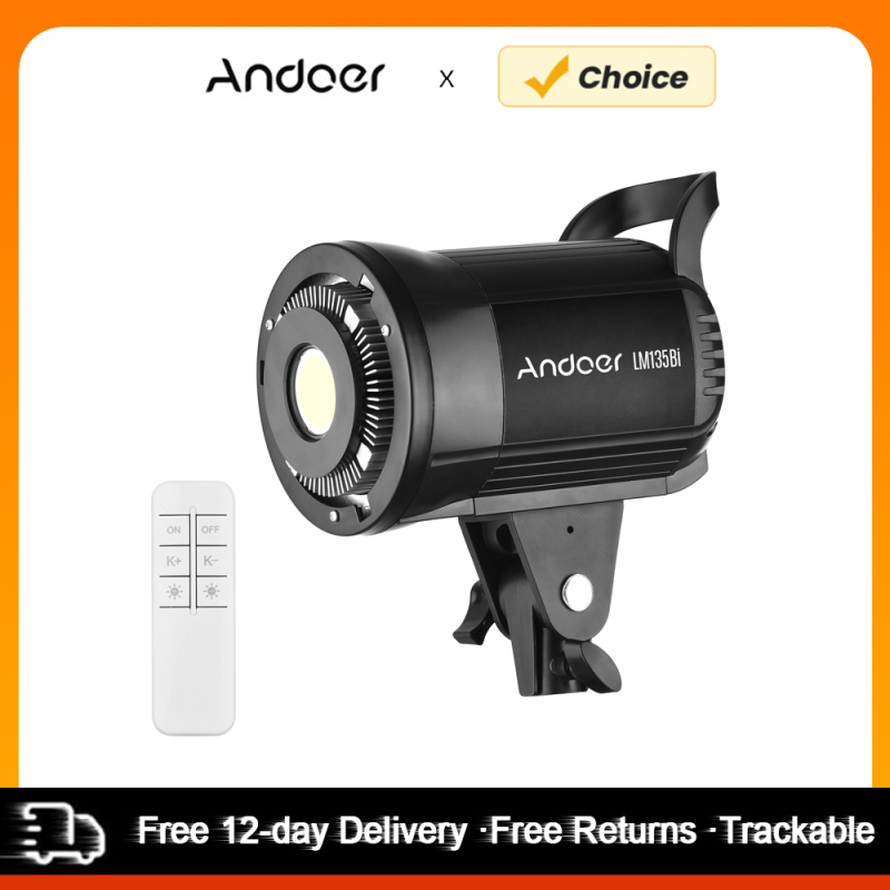Photography Lighting Meter - Andoer LM135Bi Tragbares LED-Fotografie-Fülllicht, 135 W,