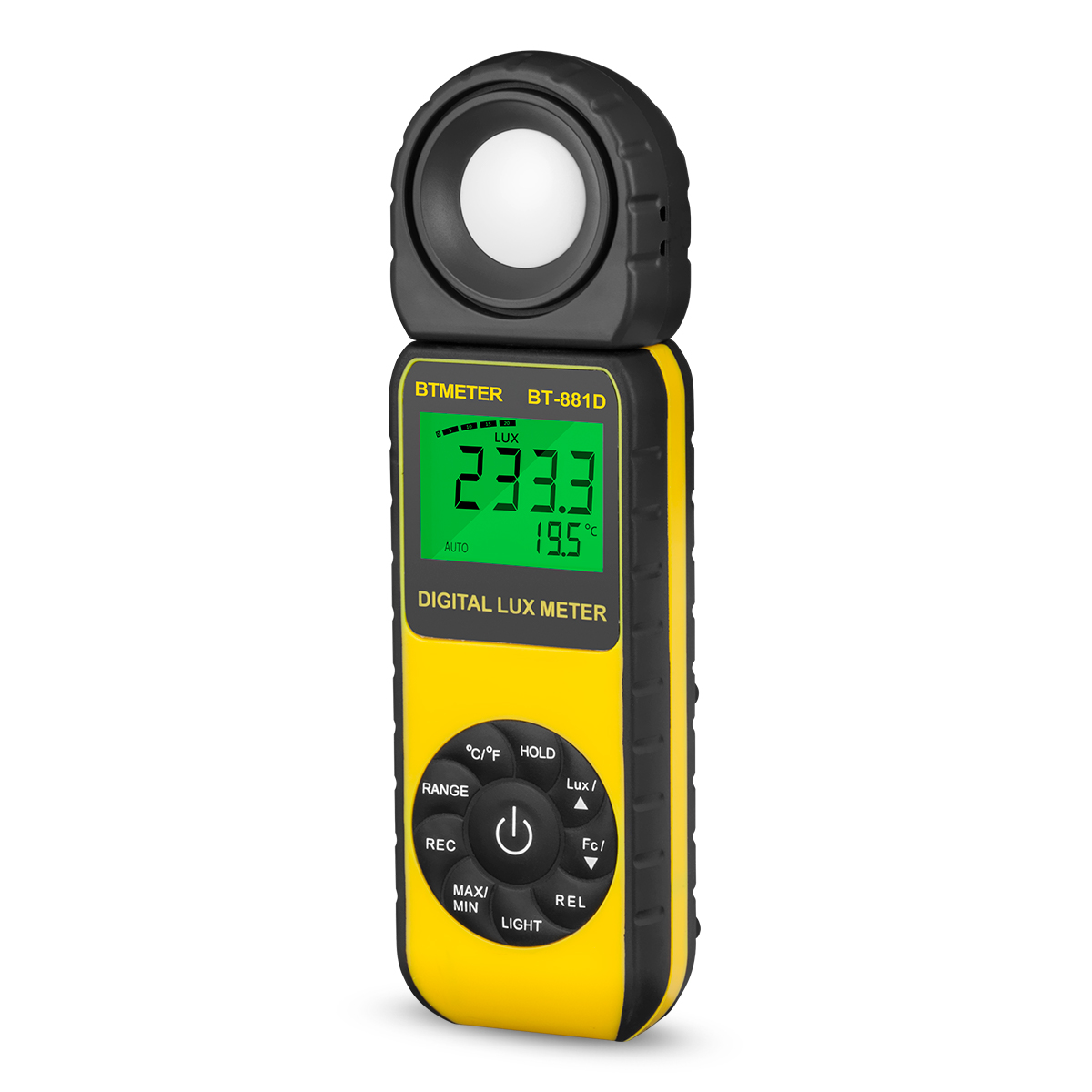 Photography Lighting Meter - Digitales Luxmeter, 400.000 Lux, tragbares Lichtmessgerät,