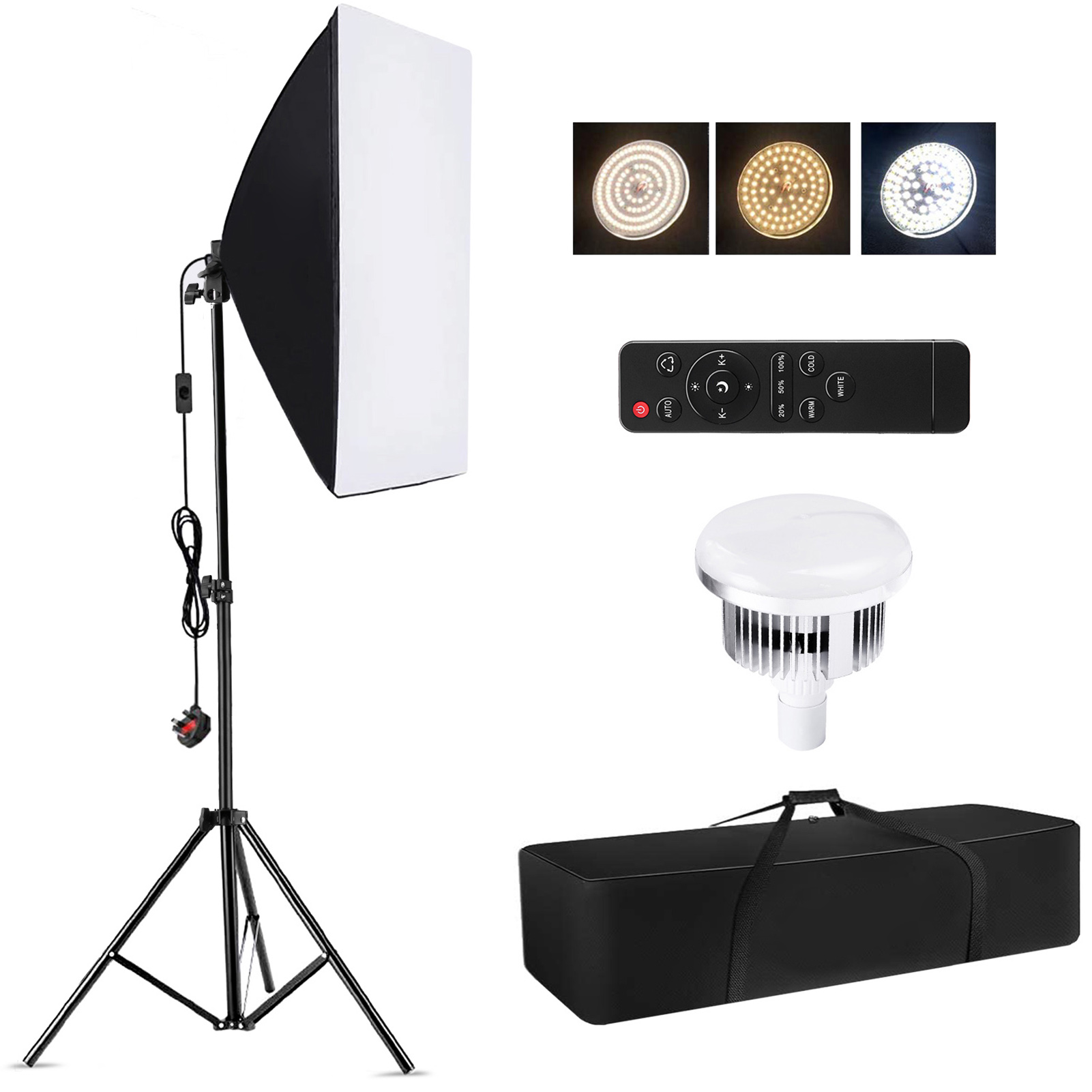 Photography Lighting Meter - Camnoon Studio Fotografie-Lichtset Softbox-Beleuchtungsset mit 85W