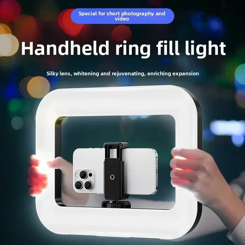Photography Mobile Lighting - Tragbare Handheld-Ring-LED-Leuchte Neue Kaninchenkäfig-Beleuchtung Fotografie-Lampe für