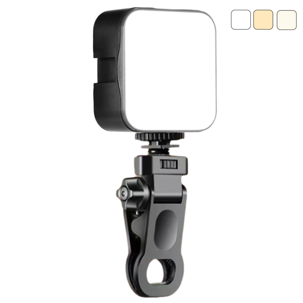 Photography Mobile Lighting - RGB-Fülllicht, USB-Aufladung, dimmbare Fotolampe, 6000K, Hot-Shoe-Halterung,