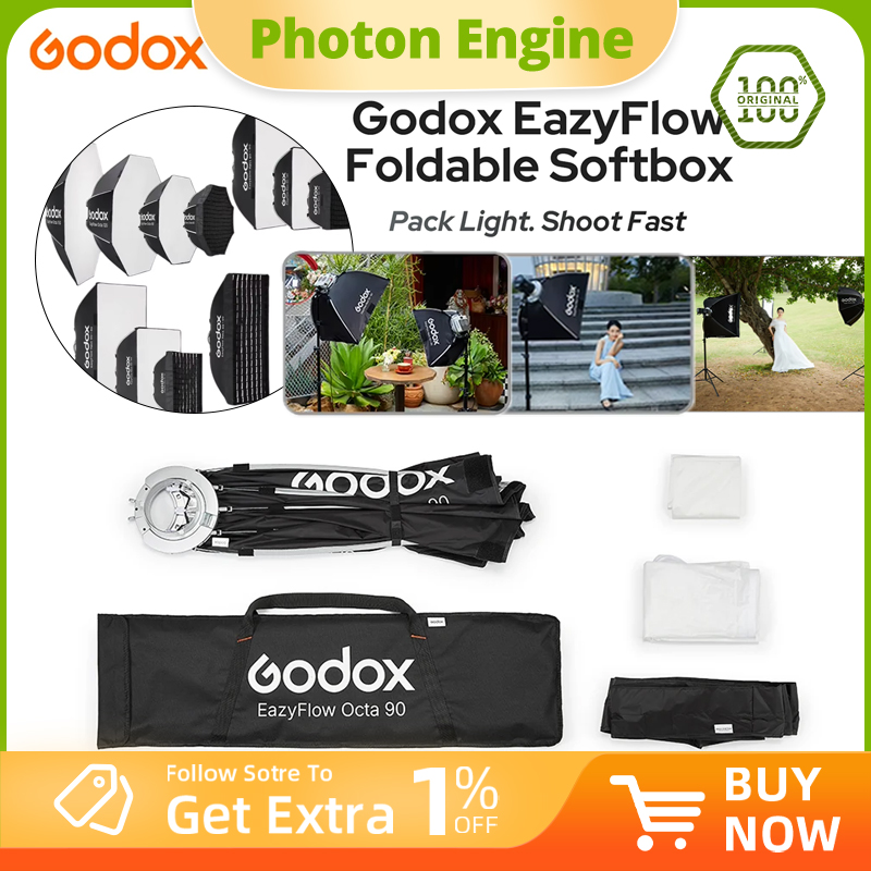 Photography Lighting Meter - Godox EazyFlow Serie Faltbarer Softbox mit