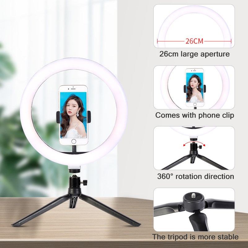 26 cm 10 zoll Led Ring Selfie  – Photography Lighting Description Bewertung und Preis