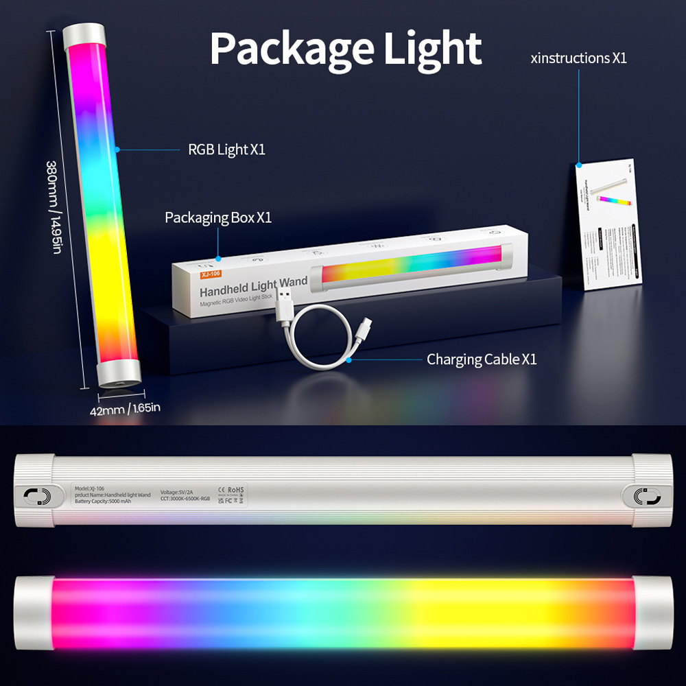 Magnetischer Handheld-Lichtsta – Photography Lighting Handheld Bewertung und Preis