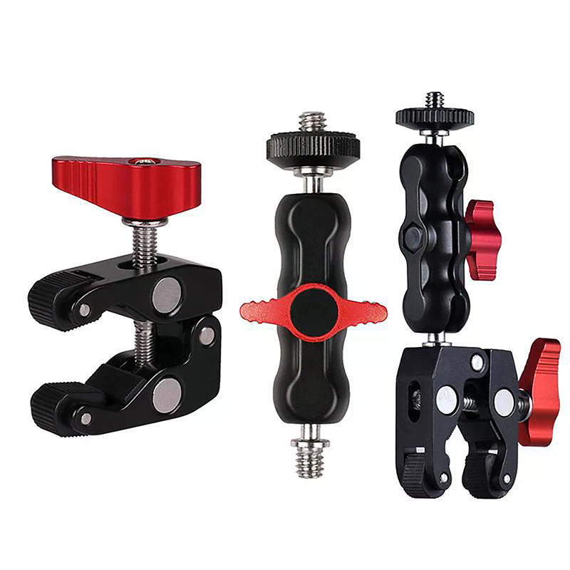 Doppelkugelkopf-Magiearm-Klemm – Photography Lighting Description Bewertung und Preis